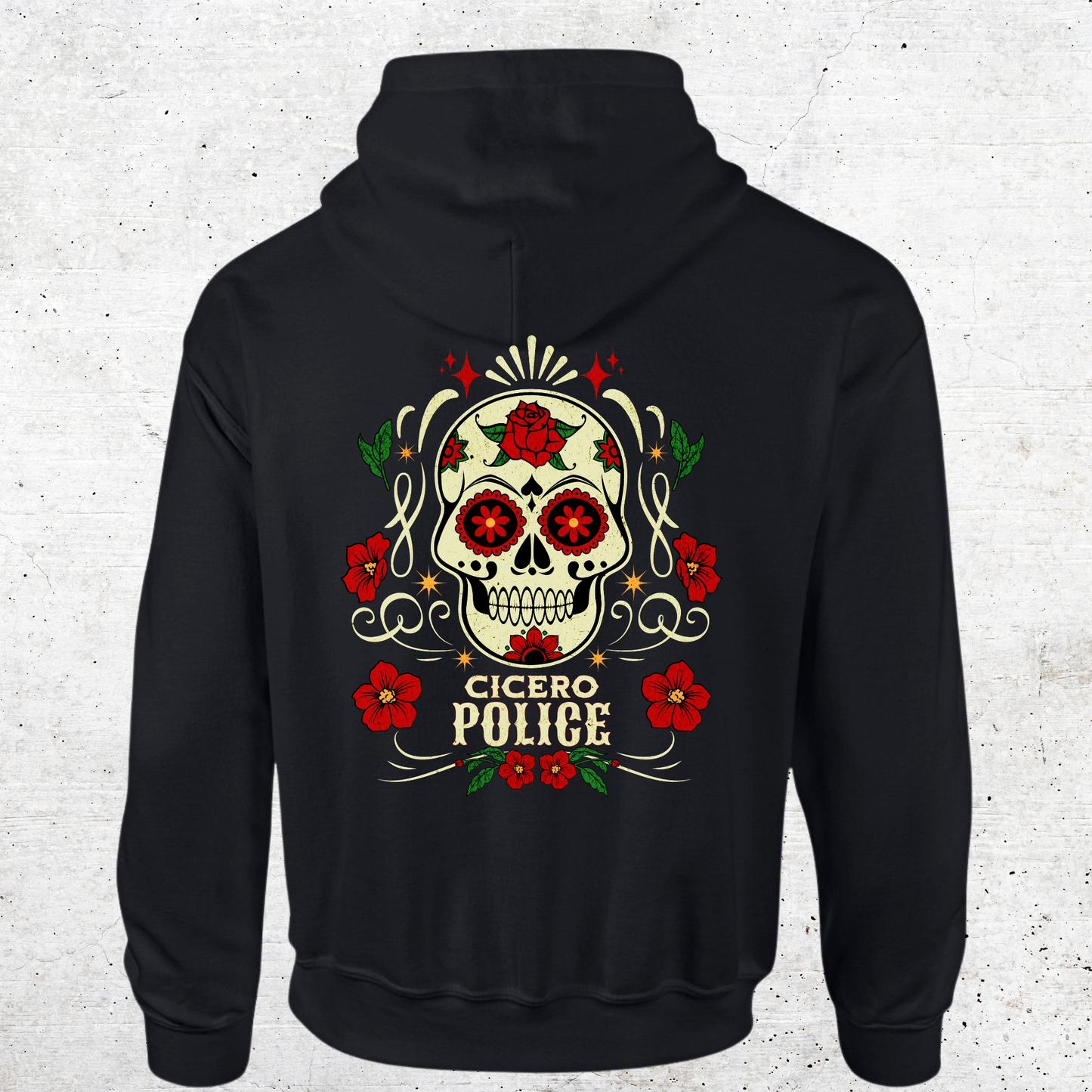 CICERO PD DIA DE LOS MUERTOS HOODIE