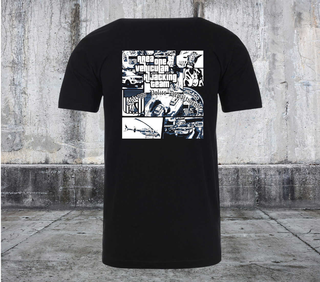 AREA ONE VEHICULAR HIJACKING TEAM T-SHIRT / HOODIE