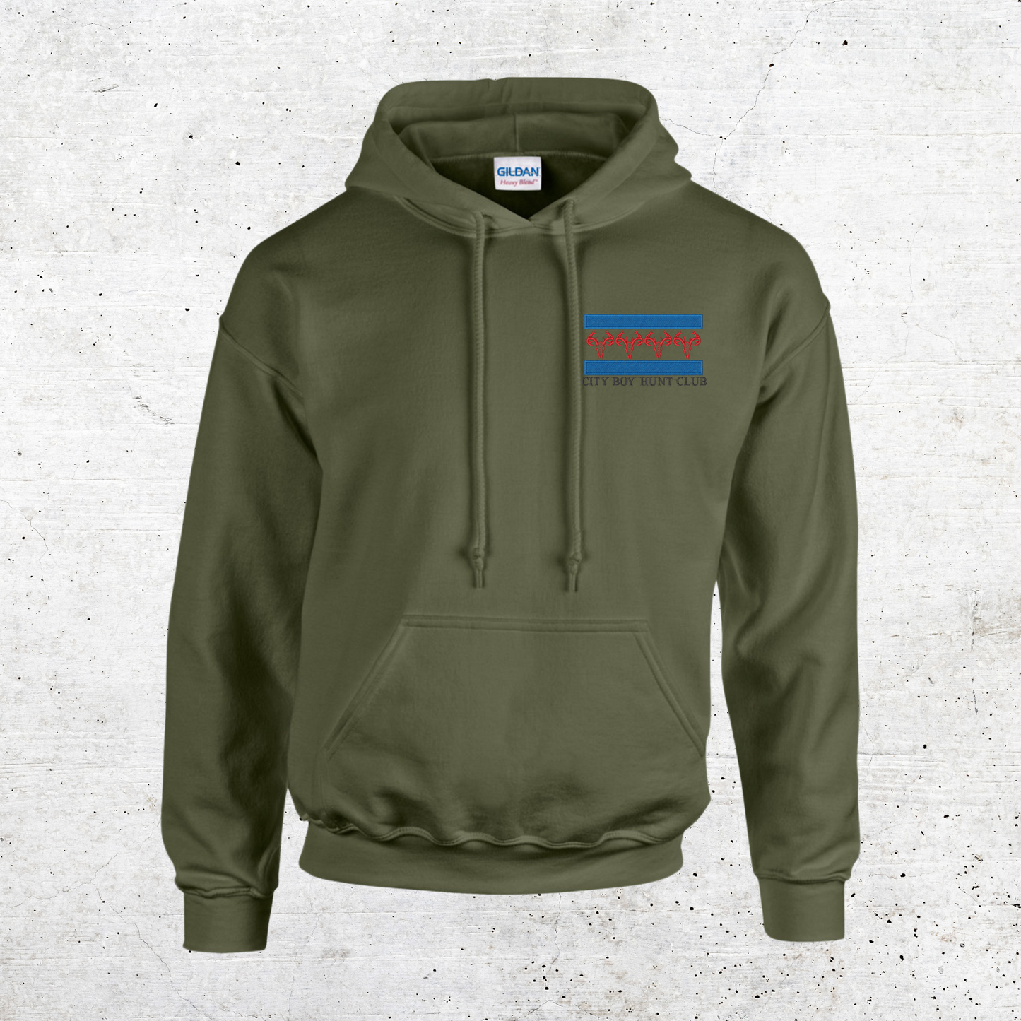 CITY BOY HUNT CLUB PULLOVER HOODIES