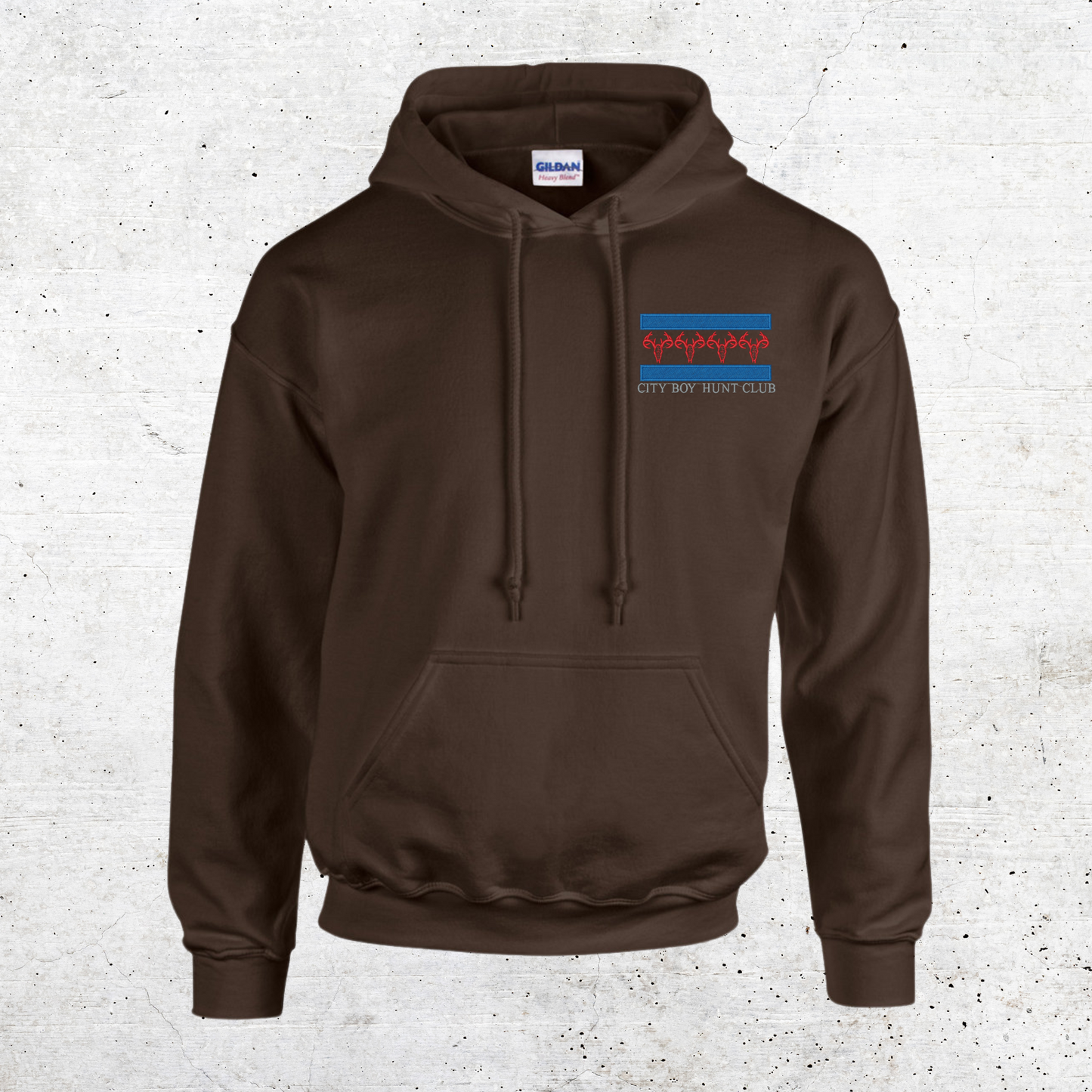 CITY BOY HUNT CLUB PULLOVER HOODIES