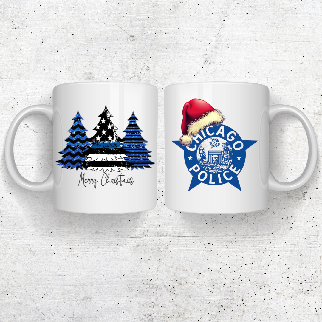 Chicago Police Christmas Coffee Mug