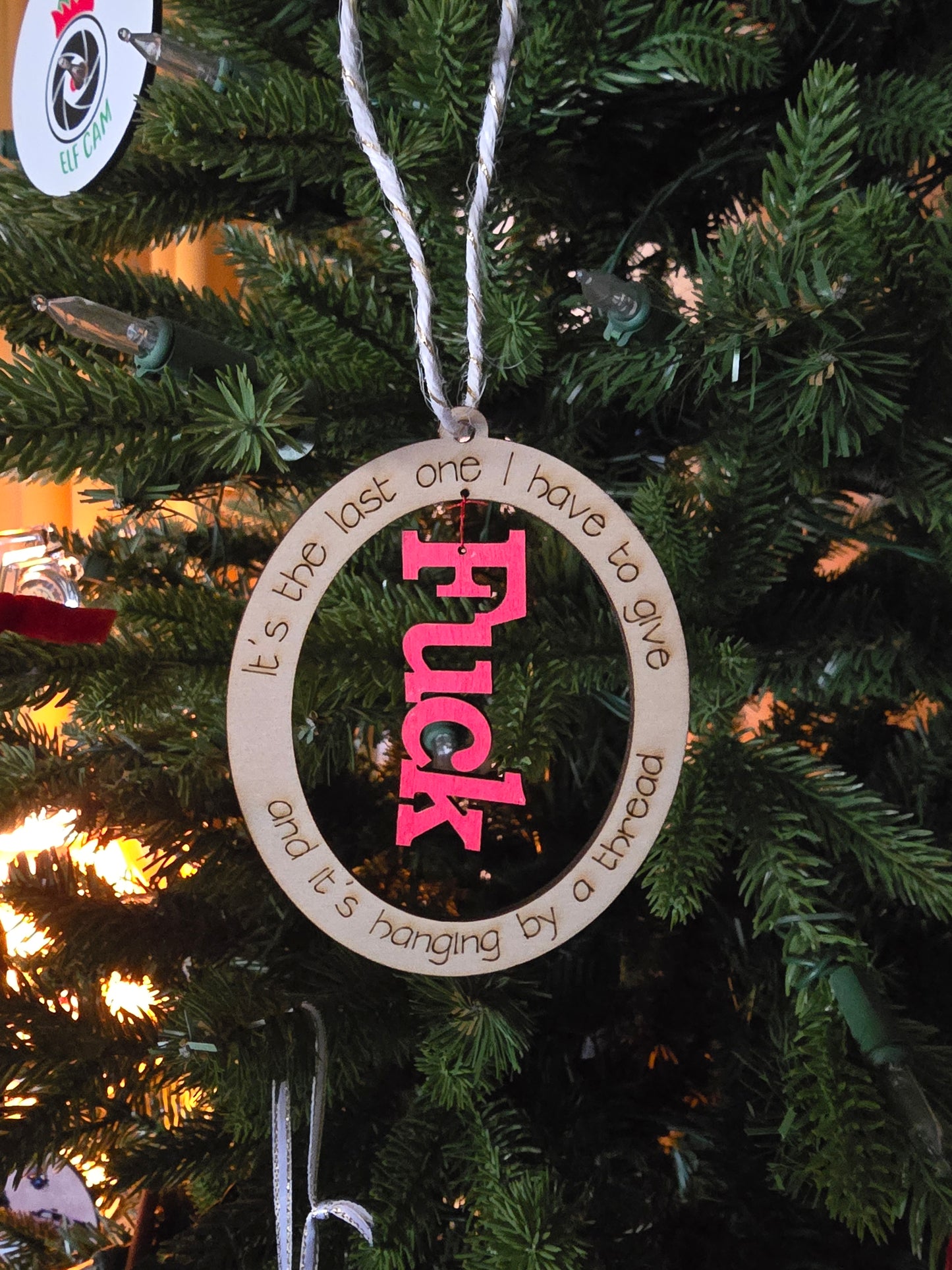 LAST F#$K YOU HAVE TO GIVE ORNAMENT