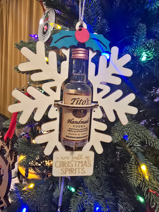SHOOTER LIQUOR BOTTLE ORNAMENT