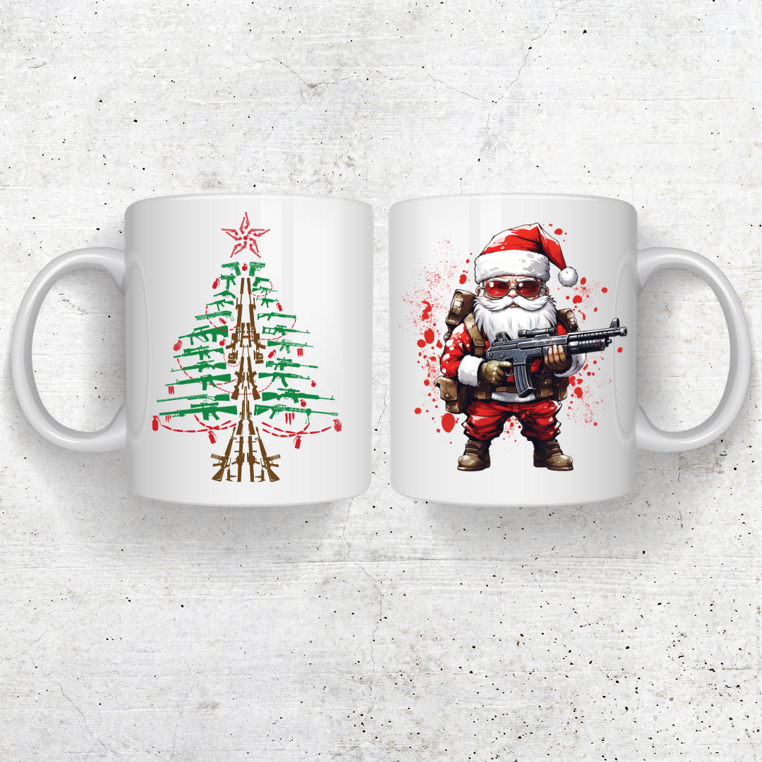 2nd Amendment Santa Christmas Coffee Mug