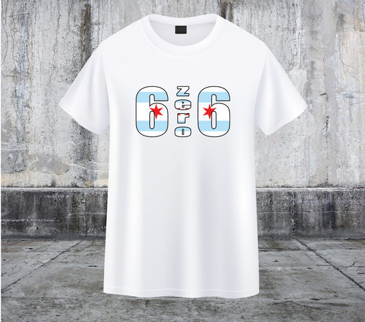 6ZERO6 CHICAGO AREA CODE SHIRT