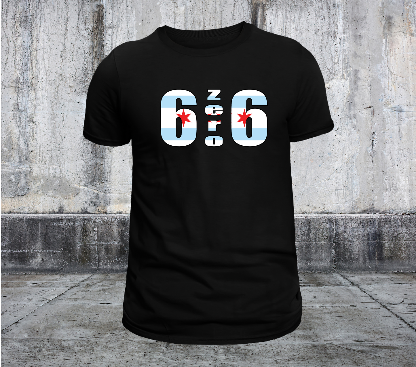 6ZERO6 CHICAGO AREA CODE SHIRT