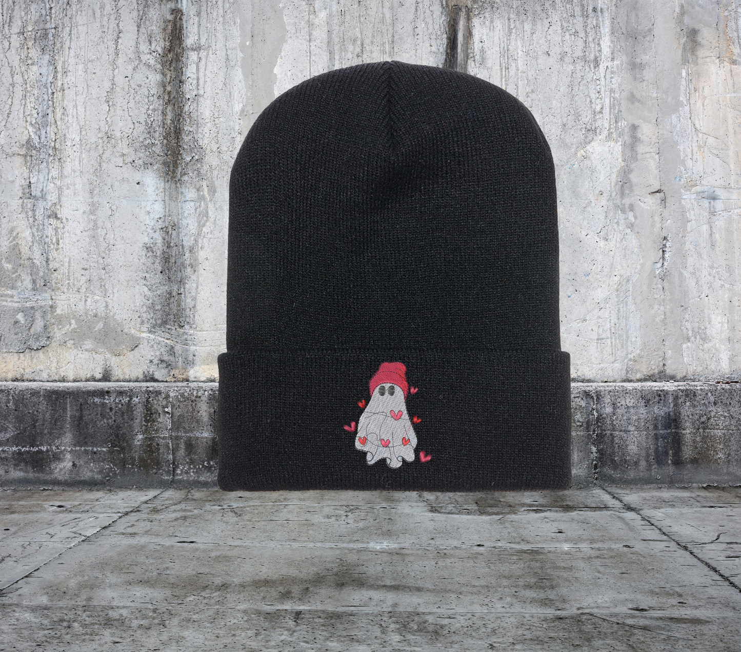 BEANIE GHOST BEANIE EMBROIDERED HAT