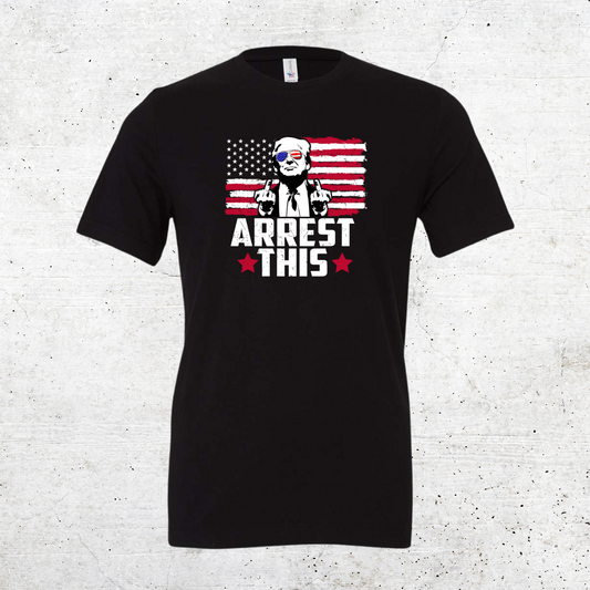 TRUMP ARREST THIS WITH MIDDLE FINGERS