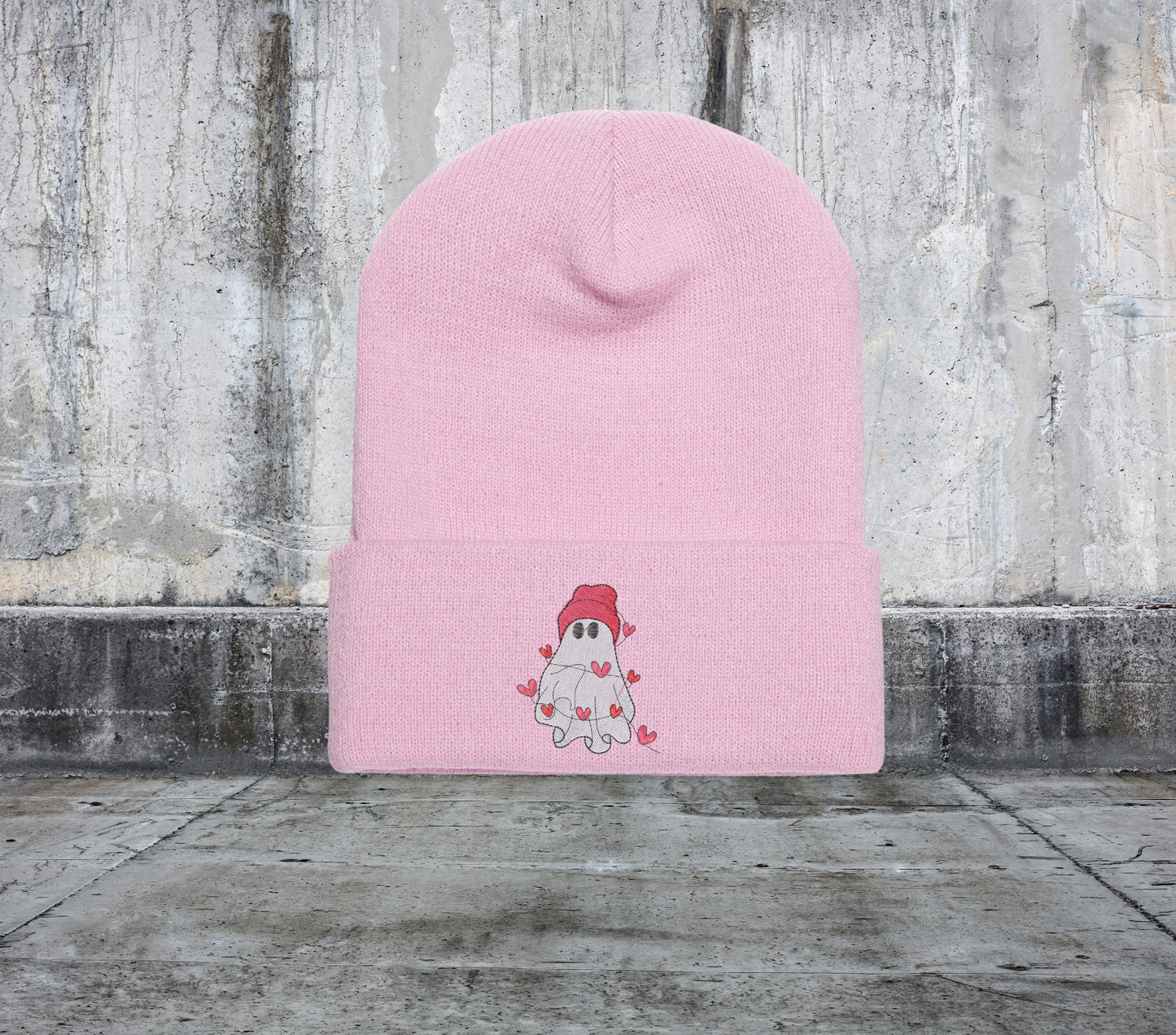 BEANIE GHOST BEANIE EMBROIDERED HAT