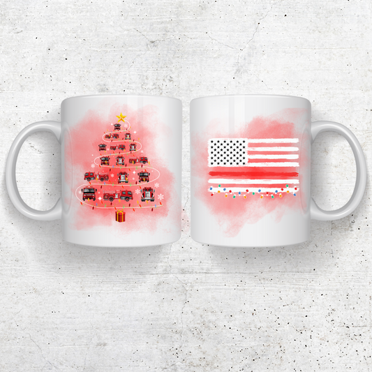 Firefighters Christmas Coffee Mug