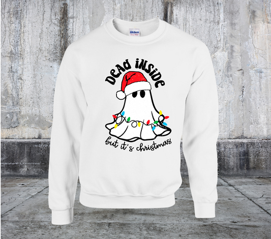 Dead Inside But It’s Christmas Crewneck Sweater