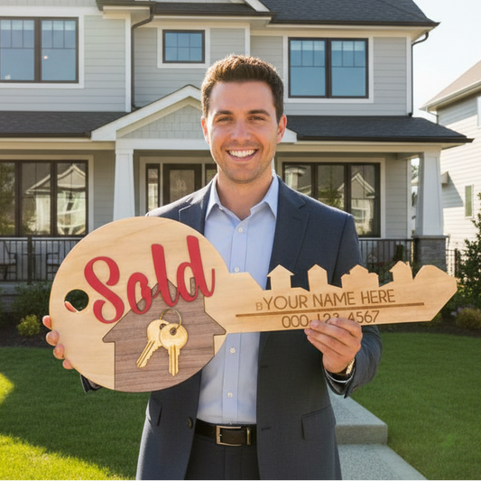 REALTOR SOLD KEY SIGN
