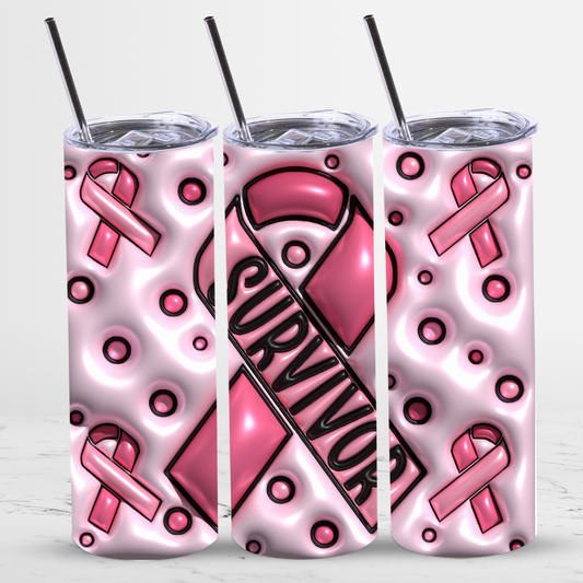 Breast Cancer Survivor 20oz Tumbler