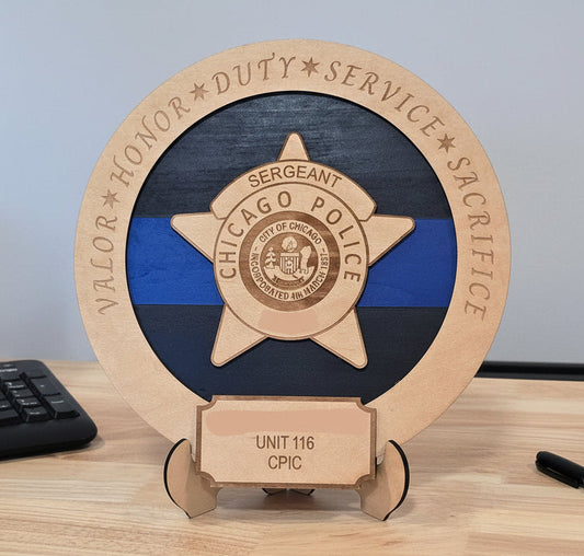 Chicago Police Plaque