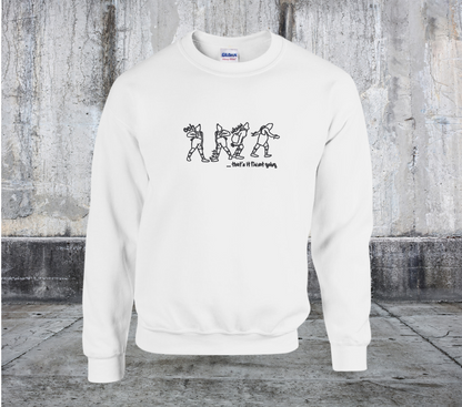 Walking Grinch Embroidered Crewneck Sweater