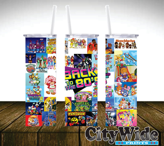 80's Theme Tumbler citywideprints