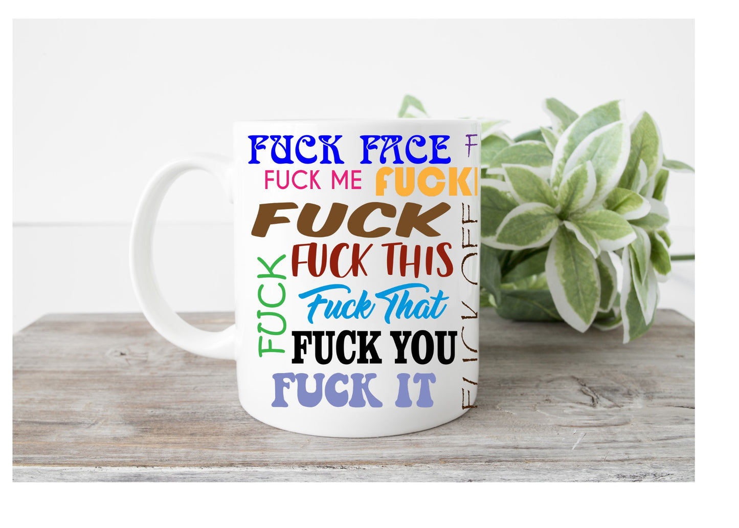 Fuck Coffee Mug citywideprints