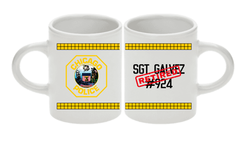 Retired Officer or Sergeant Coffee Mug citywideprints