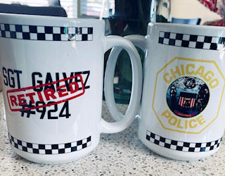 Retired Officer or Sergeant Coffee Mug citywideprints